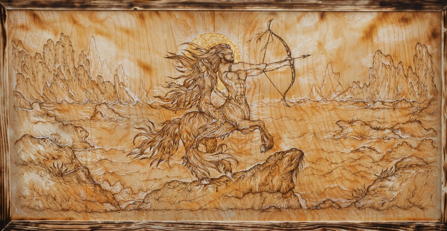 "I Will Find You" Mermaid and Centaur Original Artwork