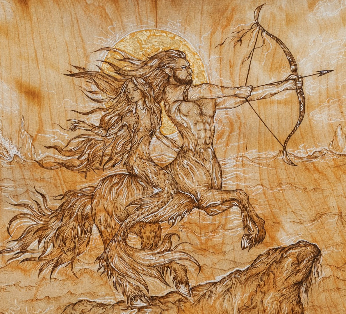 "I Will Find You" Mermaid and Centaur Original Artwork